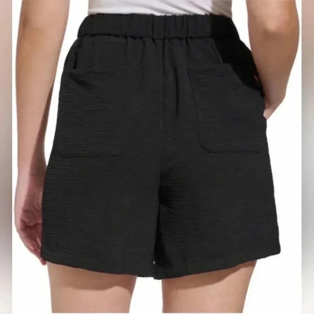 Margaritaville Women's Casual Crinkle Pull On Black Shorts Sz.‎ XS NWT - Picture 3 of 9